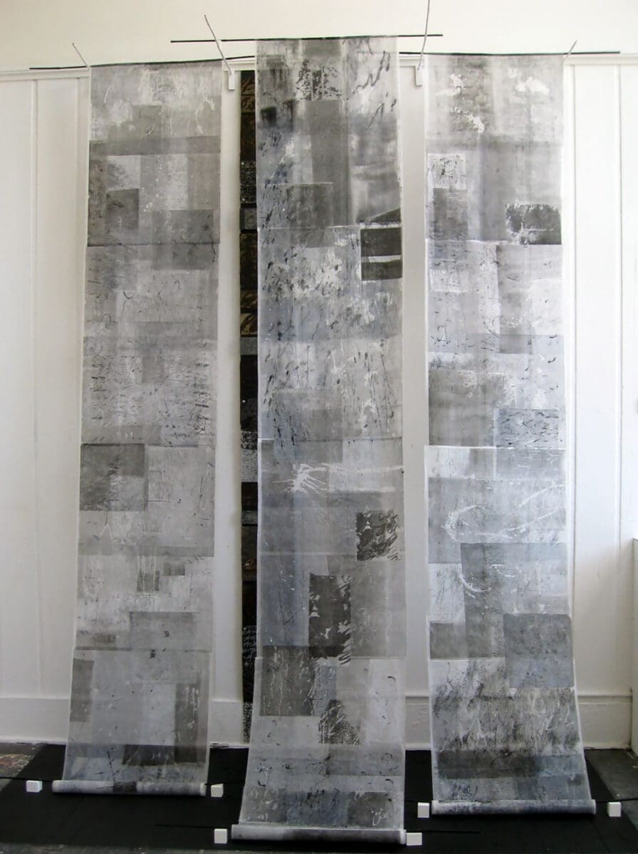 wall installation of banners