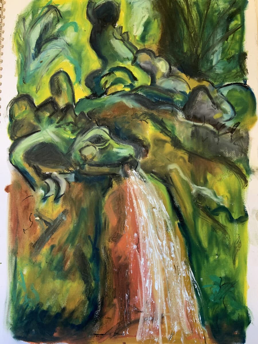 drawing of dragon